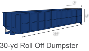 30 yard roll off dumpster rental charlotte