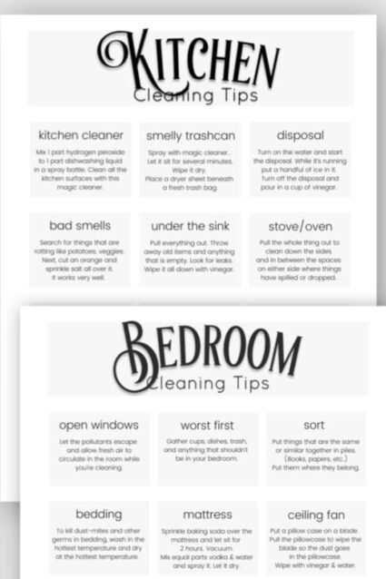 Room by Room Cleaning Tips