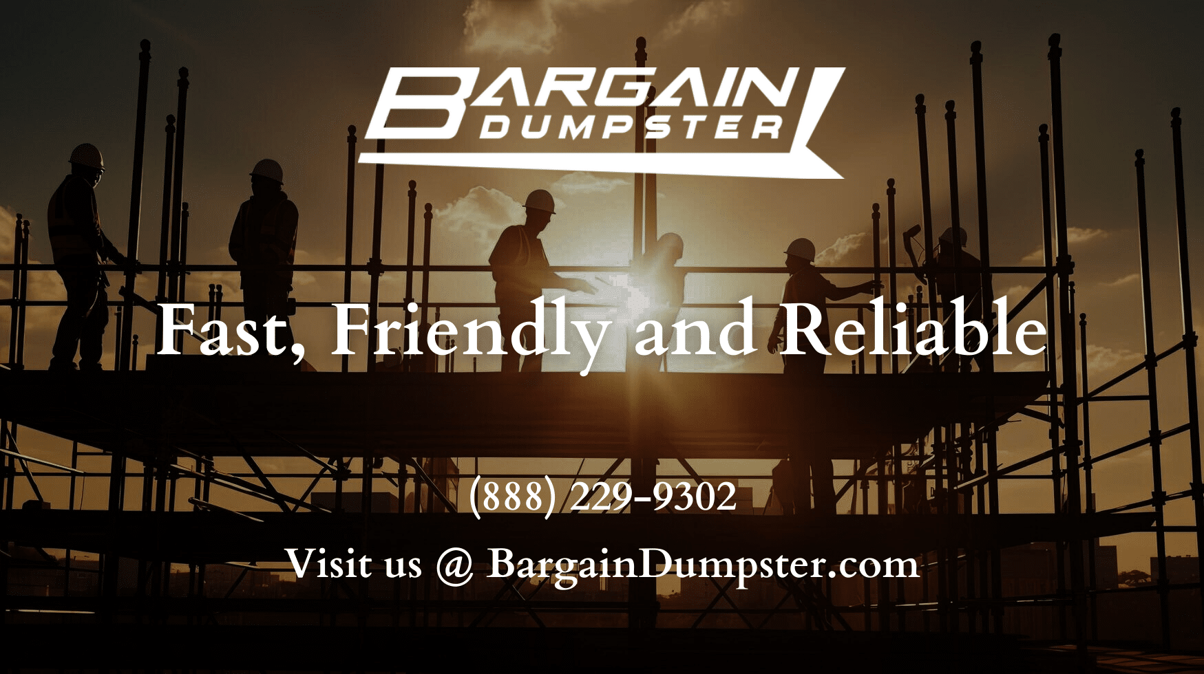 Visit Bargain Dumpster for all your dumpster needs