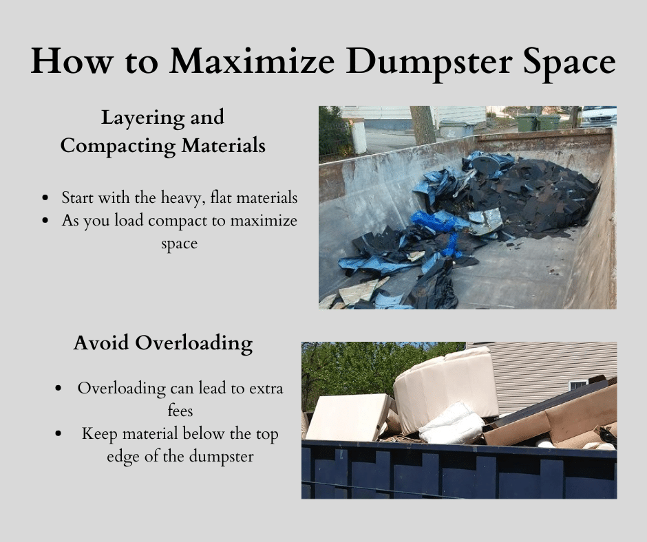 How to Maximize Dumpster Space