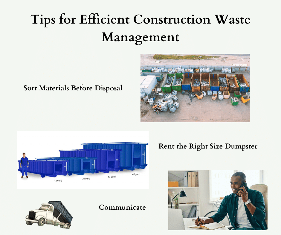 Tips for Efficient Construction Waste Management