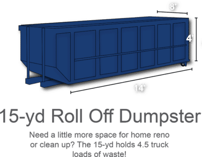 15 Yard Roll off Dumpster