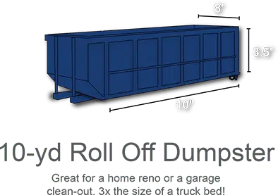10 Yard Roll off Dumpster