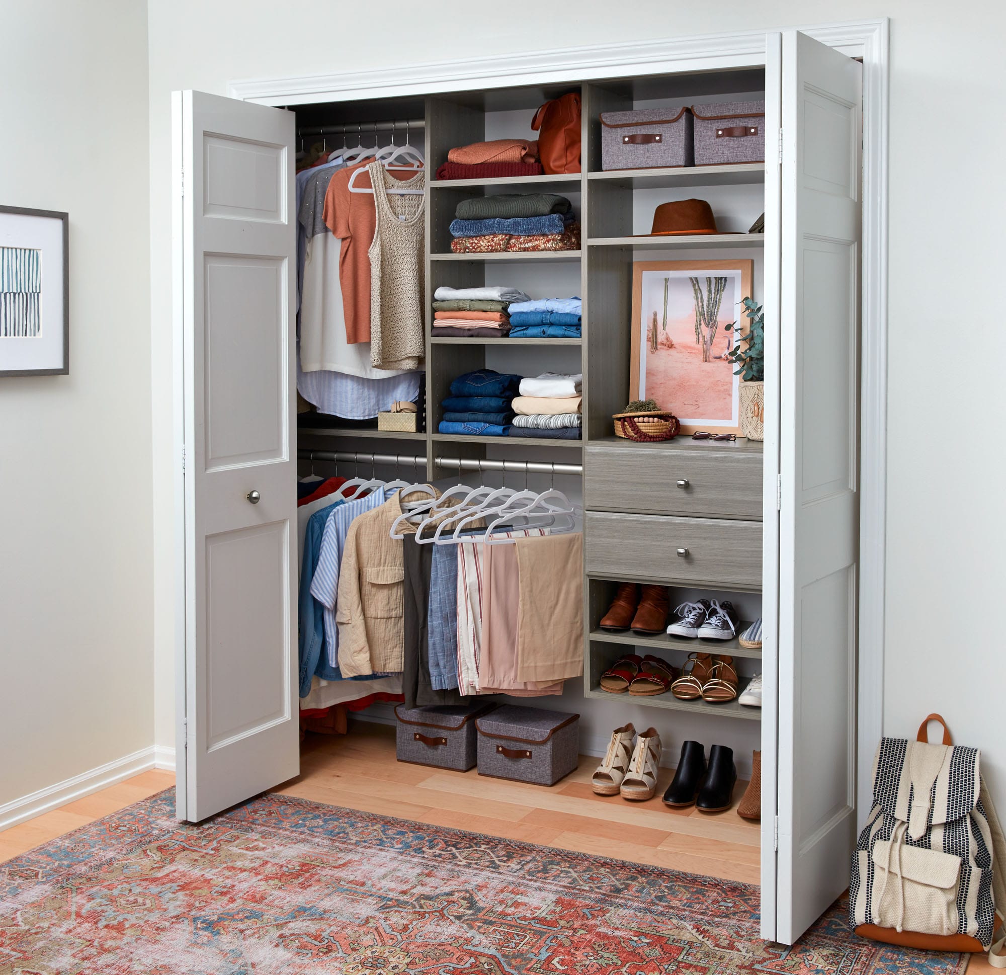 Small space closet storage ideas