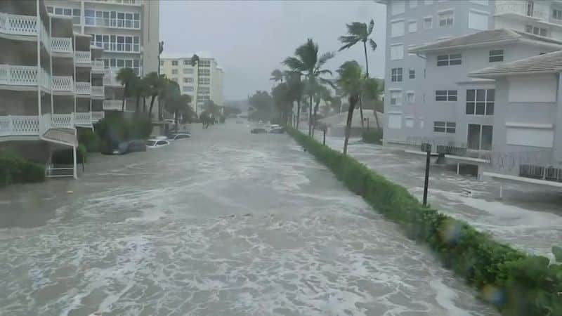 Powerful Flooding from a Hurricane