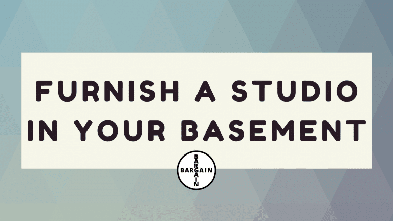 Furnish a Studio in Your Basement