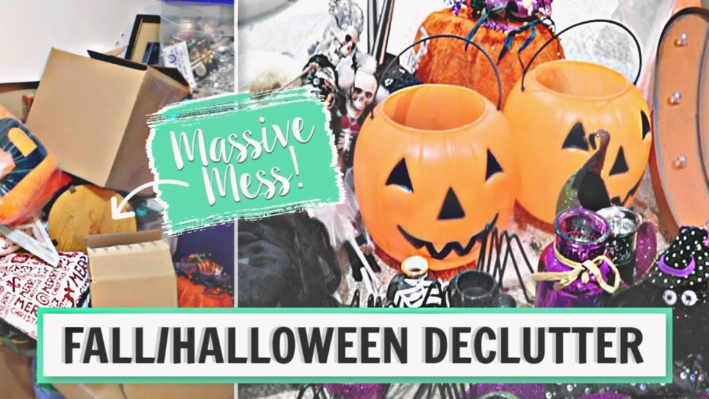 Post Halloween decluttering ideas