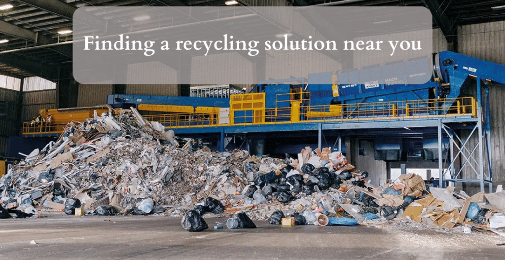 Finding a recycling solution near you