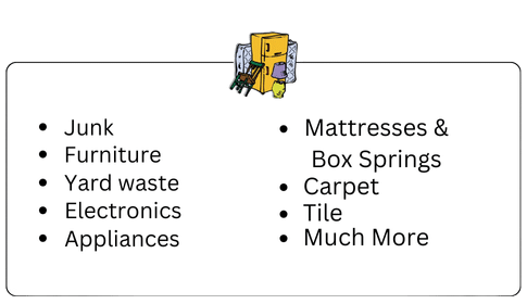 Accepted Household materials
