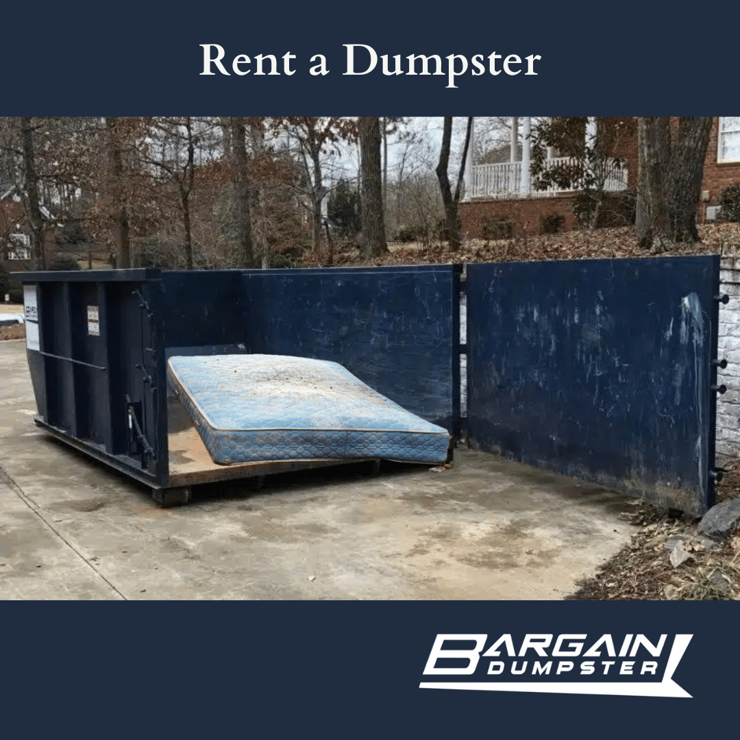 Rent a Dumpster for old mattresses