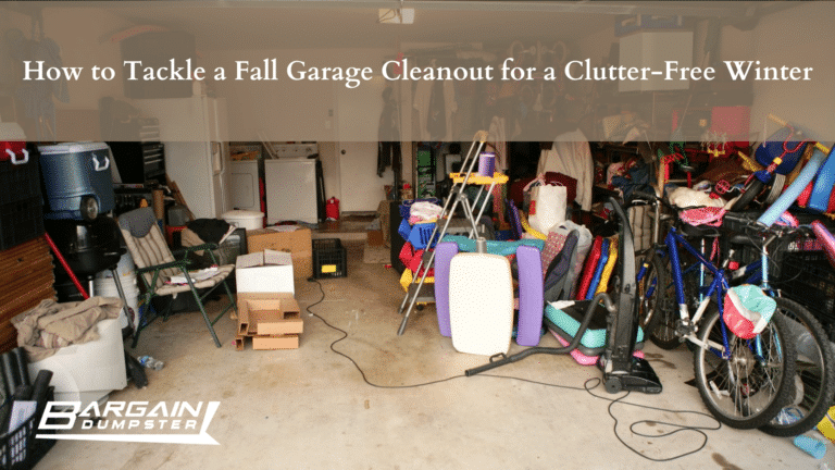 How to Tackle a Fall Garage Cleanout for a Clutter-Free Winter