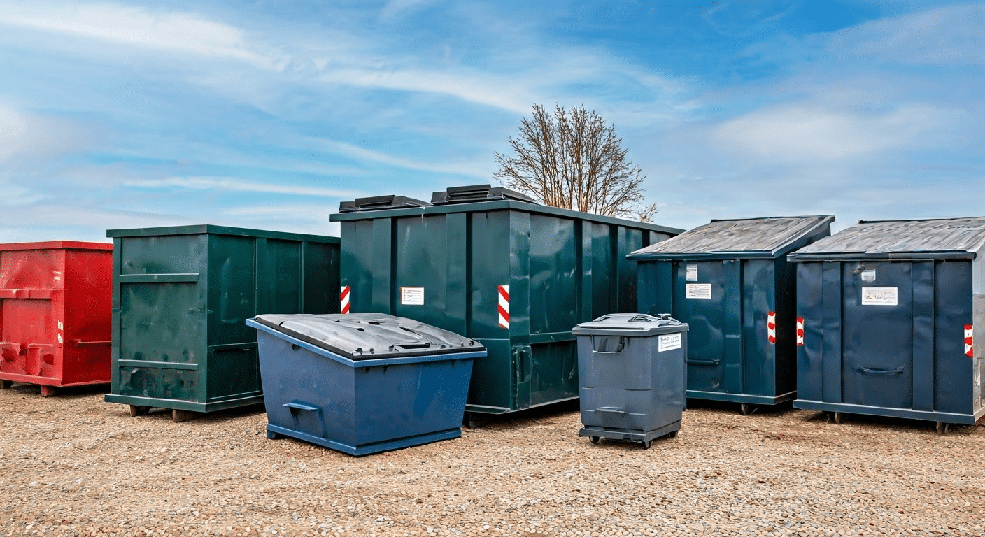 Different types of dumpsters for rent