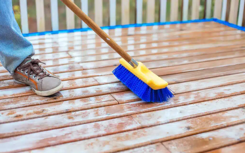 Step by step process on preparing your deck for refinishing