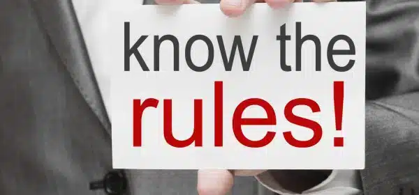 Know the safety rules