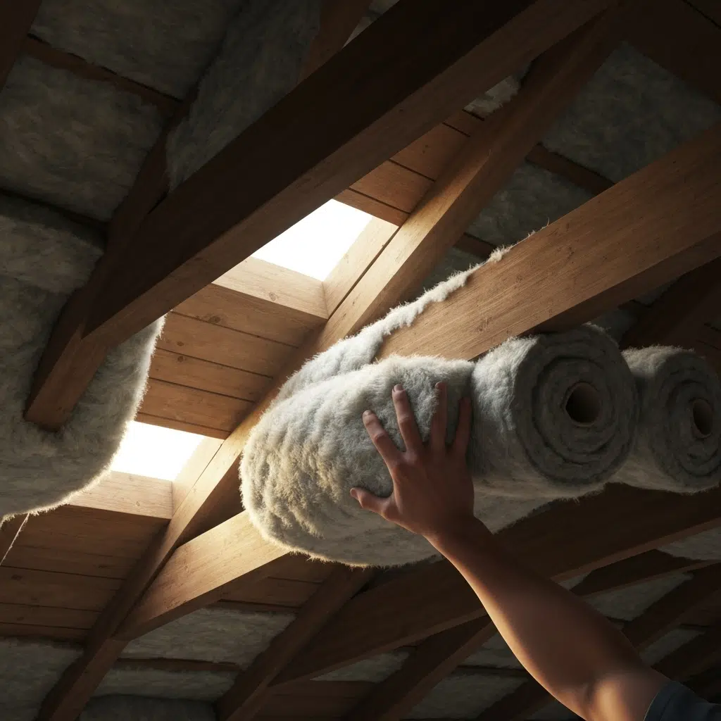 insulating attic space