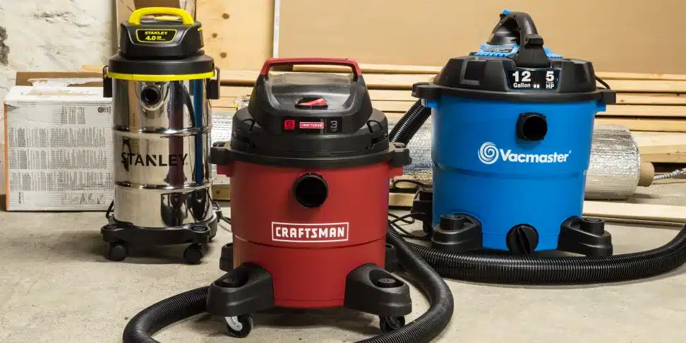 Picture of 3 different wet and dry vacuums